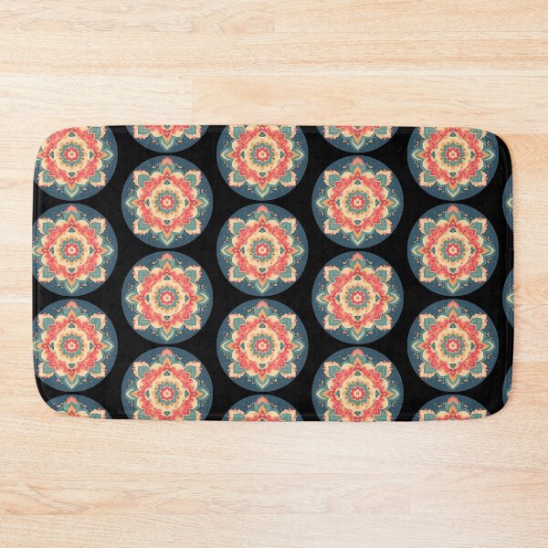 Item preview, Floral mandala designed and sold by HappyStickBike.
