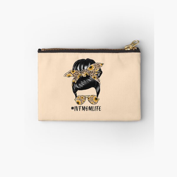 Item preview, #IVFMOMLIFE - messy bun, cheetah spots, sunflowers, sunglasses designed and sold by EmeraldeaArt.