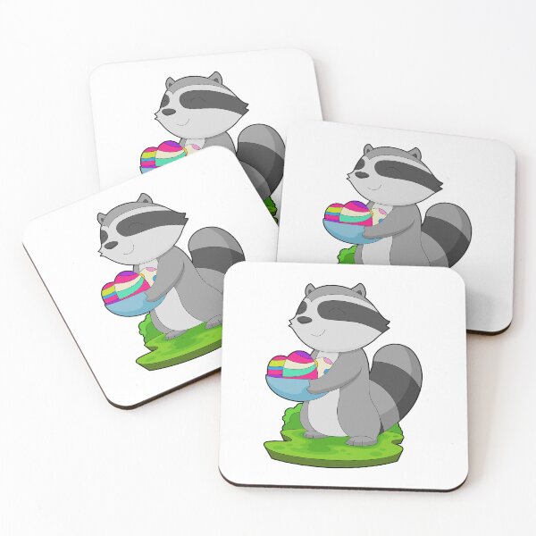 Aperçu de l'œuvre Racoon Easter Easter eggs créée et vendue par Snabdesign84.