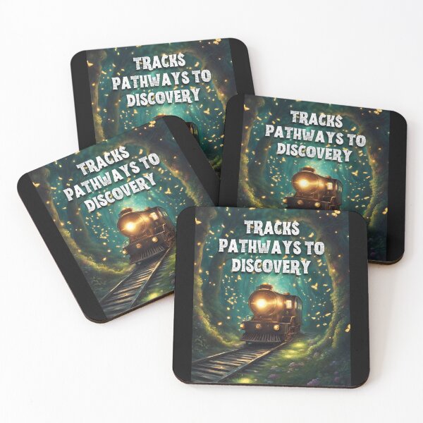 Item preview, Tracks pathways to discovery magical train travels through a mystical forest designed and sold by TrainJourney.
