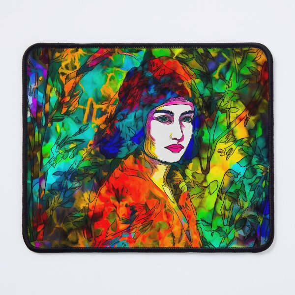 Item preview, Woman in Red Beret designed and sold by CSturgill2.