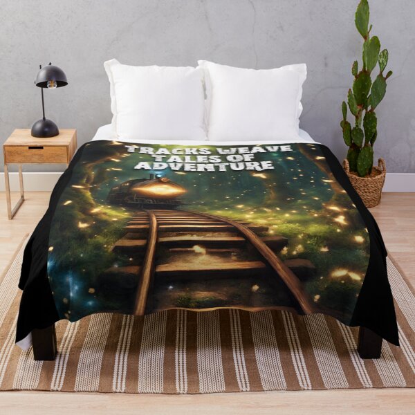 Item preview, Tracks weave tales of adventure magical train travels through a mystical forest designed and sold by TrainJourney.