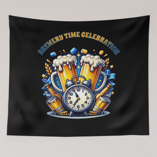 Item preview, It's Beer O'clock - Brewery time celebration designed and sold by JansenGS.