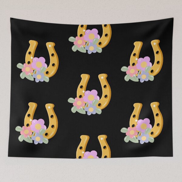 Item preview, Beautiful Horseshoe with Cute Flowers designed and sold by Guess4best.