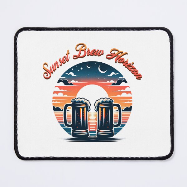 Item preview,  It's Beer O'clock - Sunset brew horizon designed and sold by JansenGS.