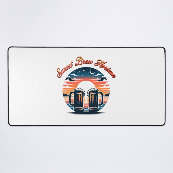 Item preview, It's Beer O'clock - Sunset brew horizon designed and sold by JansenGS.