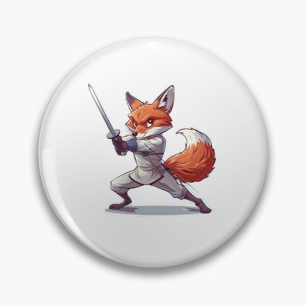 Item preview, En Garde - Fencing Fox Warrior designed and sold by Liseri.