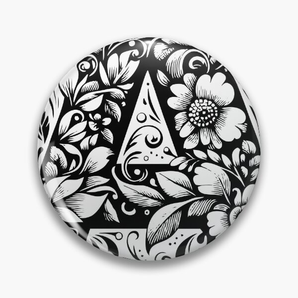 Item preview, LETTER A STICKER - FLORAL DESIGN designed and sold by stickysterscom.