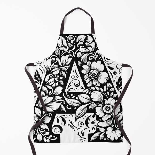 Item preview, LETTER A STICKER - FLORAL DESIGN designed and sold by stickysterscom.