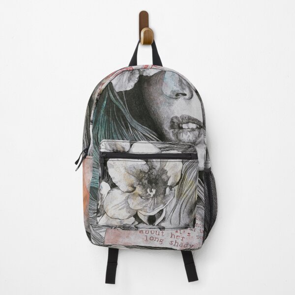 Item preview, Mascara | woman face drawing with white flowers designed and sold by Marco Paludet.