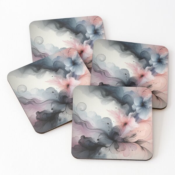 Item preview, Pastel Pink, Lavender Blue, and Black Elegance designed and sold by CardsStudio.