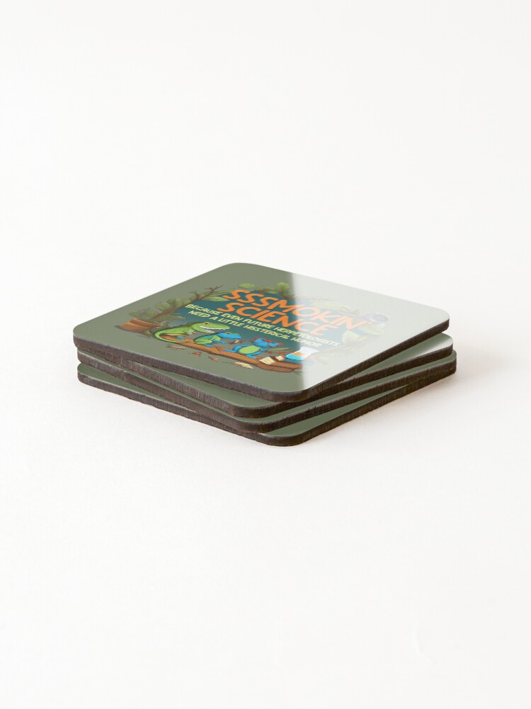 Thumbnail 4 of 5, Coasters (Set of 4), Reptile Rascal designed and sold by rysiowski.