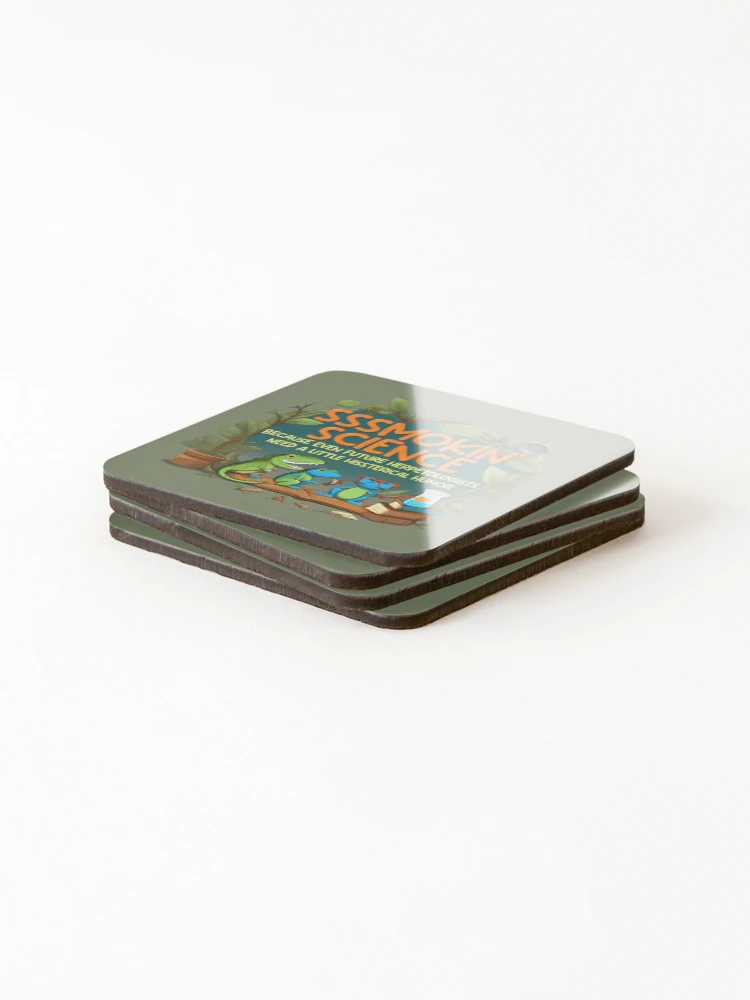 Thumbnail 4 of 5, Coasters (Set of 4), Reptile Rascal designed and sold by @ndrys.