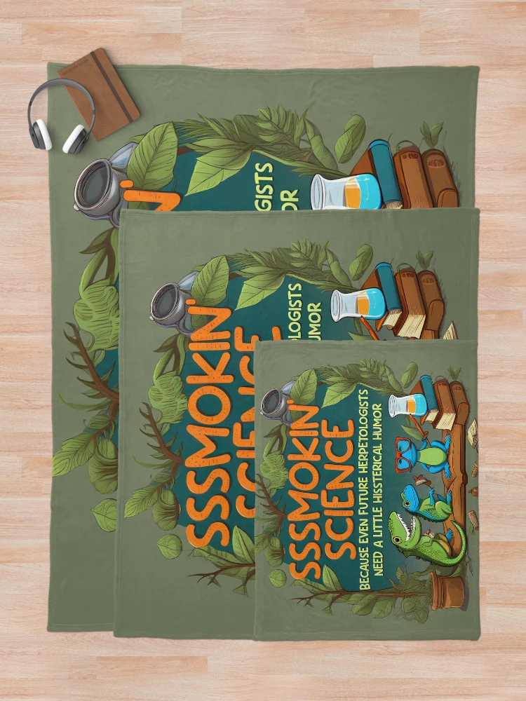 Thumbnail 5 of 6, Throw Blanket, Reptile Rascal designed and sold by @ndrys.