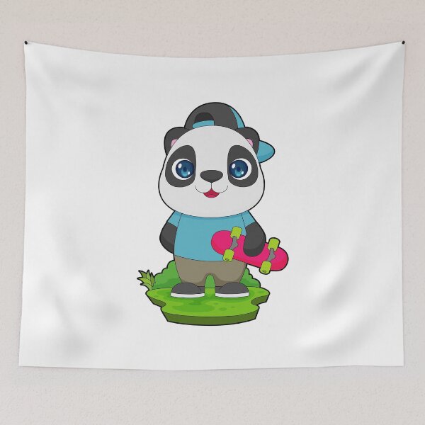 Item preview, Panda Skater Skateboard  designed and sold by Snabdesign84.