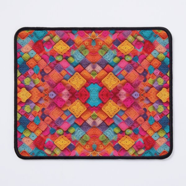 Item preview, Crochet squares in bright colours designed and sold by Flowersonstuff.