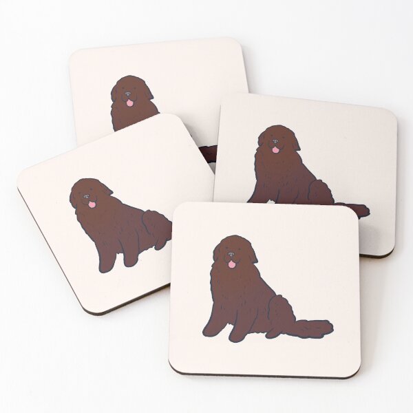 Item preview, Cute newfoundland dog art  designed and sold by Mayarart.
