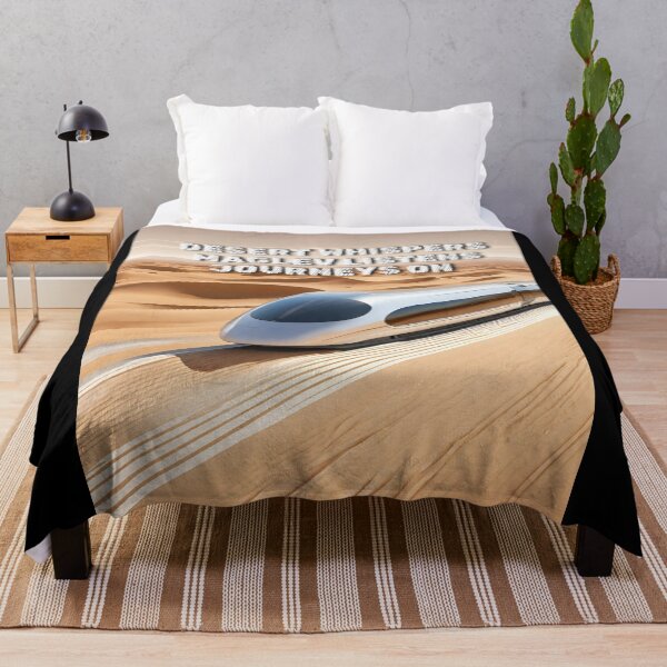 Item preview, Desert whispers maglev listens journeys on futuristic maglev train speeds across a vast desert landscape, leaving a trail of swirling sand in its wake. designed and sold by TrainJourney.