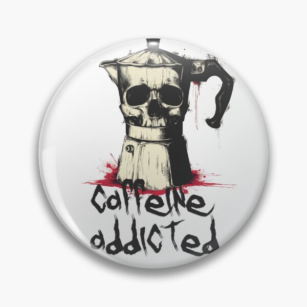 Item preview, Skull Coffee Love Caffeine Addicted designed and sold by Samanthi007.
