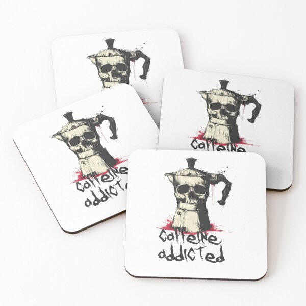 Item preview, Skull Coffee Love Caffeine Addicted designed and sold by Samanthi007.