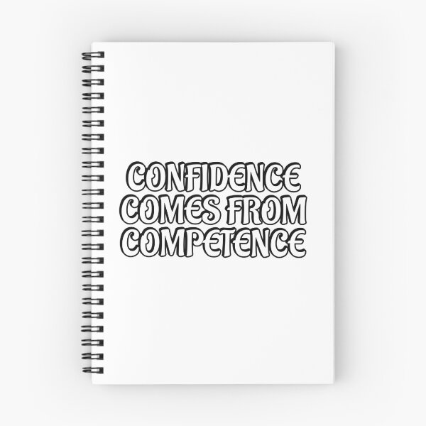 Item preview, Confidence comes from competence designed and sold by Inspirationmotivation.