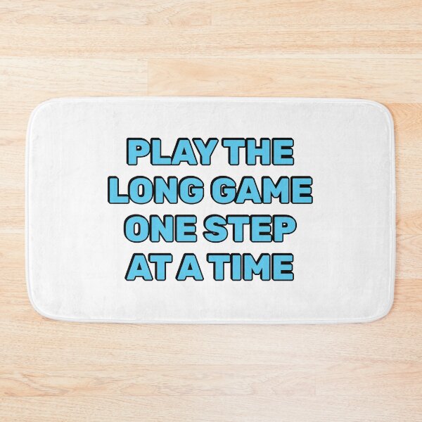 Item preview, Play the long game one step at a time designed and sold by Inspirationmotivation.