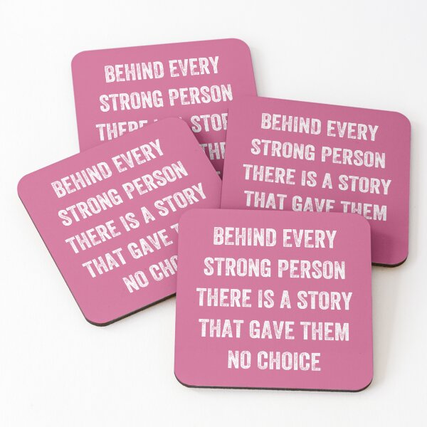 Item preview, behind every strong person there is a story that gave them no choice, Vintage Style designed and sold by artprintschabab.