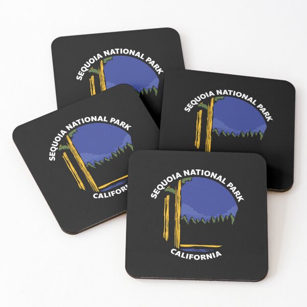 Item preview, Sequoia National Park Badge Landscape designed and sold by SUPERHERON.