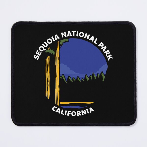 Item preview, Sequoia National Park Badge Landscape designed and sold by SUPERHERON.