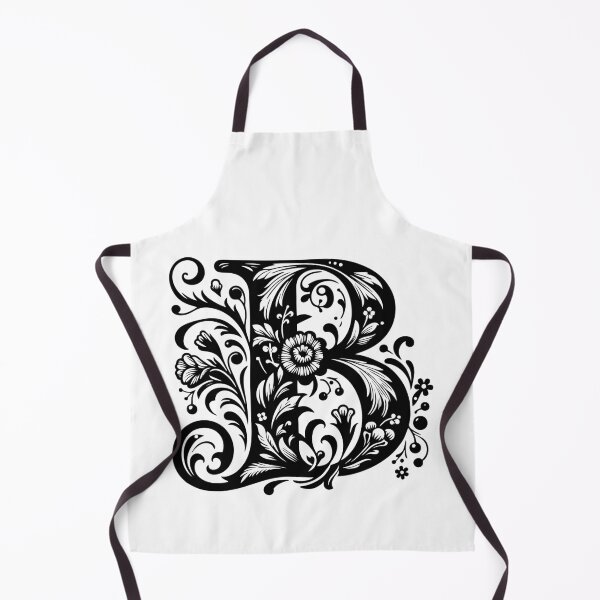 Item preview, LETTER B STICKER floral design designed and sold by stickysterscom.