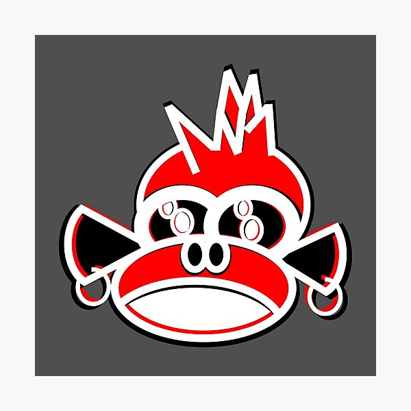 Item preview, graffiti art monkey head street urban creativity designed and sold by 4rpixs.