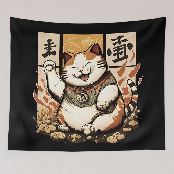 Item preview, cute fatty japan cats designed and sold by Isa00j.