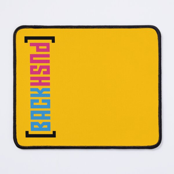 Item preview, Push Back pink and blue, pop-and-bee original design designed and sold by pop-and-bee.