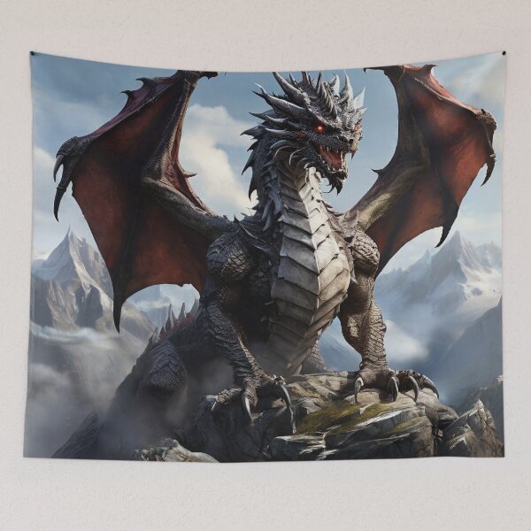 Item preview, Mountain Sentinel | Guardian of the Peaks designed and sold by MysticFable.