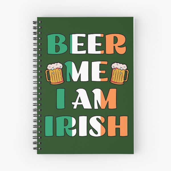 Item preview, St. Patrick's Day Beer | Funny Irish Saying | Beer Me, I'm Irish! - St. Patrick's Day Shenanigans  designed and sold by Feline Rockstars.