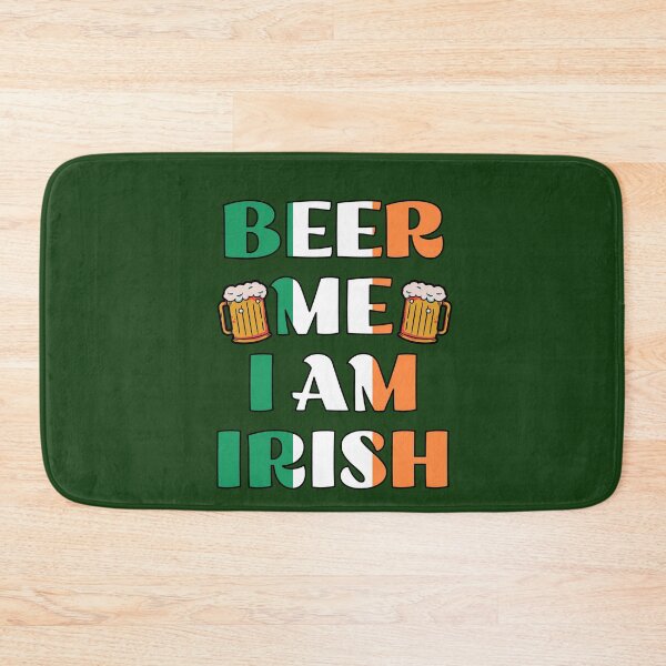 Item preview, St. Patrick's Day Beer | Funny Irish Saying | Beer Me, I'm Irish! - St. Patrick's Day Shenanigans  designed and sold by Feline Rockstars.