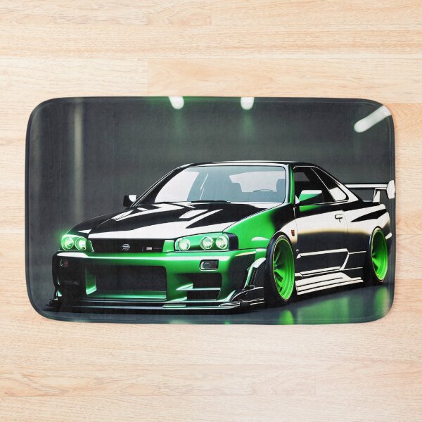Artikelvorschau, Nissan Skyline GTR Grün/Schwarz im Showroom entworfen und verkauft von Salimgor Hangaround Music.