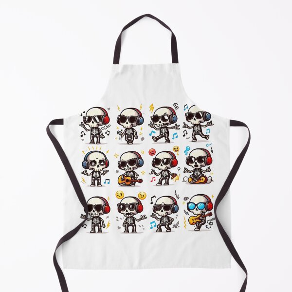 Item preview, 12 Skeleton Singing and Dancing | Skeleton Sticker Pack designed and sold by Your Favorite Store.