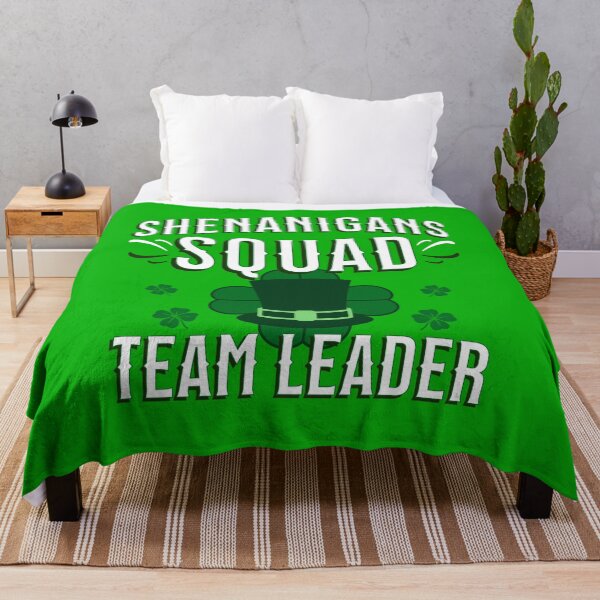 Item preview, St Patricks Day Shenanigans Squad Team Leader designed and sold by ZeptepiTrends.