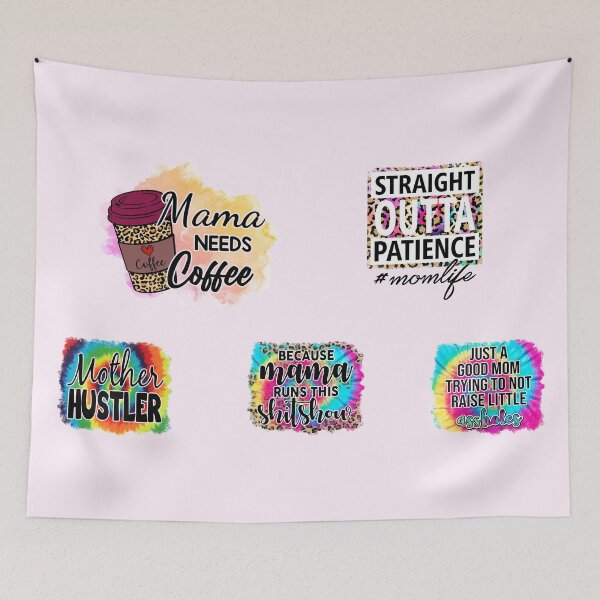 Item preview, Momlife 5 pieces colorful bundle designed and sold by EmeraldeaArt.