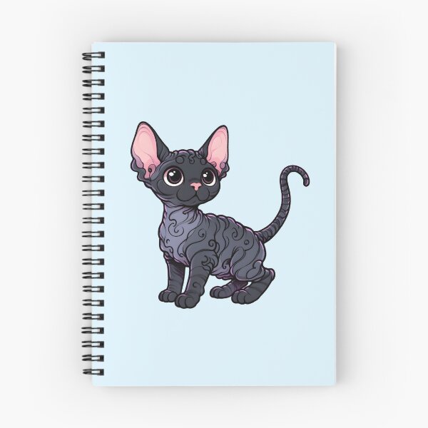 Item preview, Devon rex cat designed and sold by Anna Halasek.
