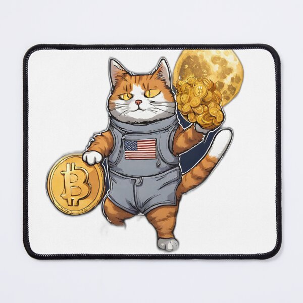 Item preview, USA Catana holding bitcoin to the moon with x Bitcoin Cat designed and sold by Catana lover.