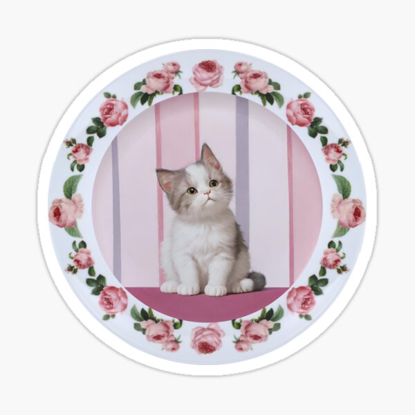Item preview, Cat Plate Dolore Umbridge style designed and sold by VODUM STORE.