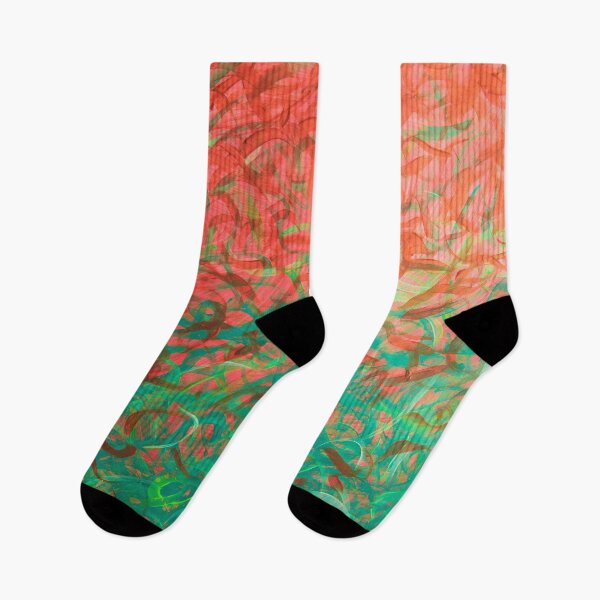 Item preview, Green to Red - Abstract Painting designed and sold by Dyrk Wyst Redbubble Shop.