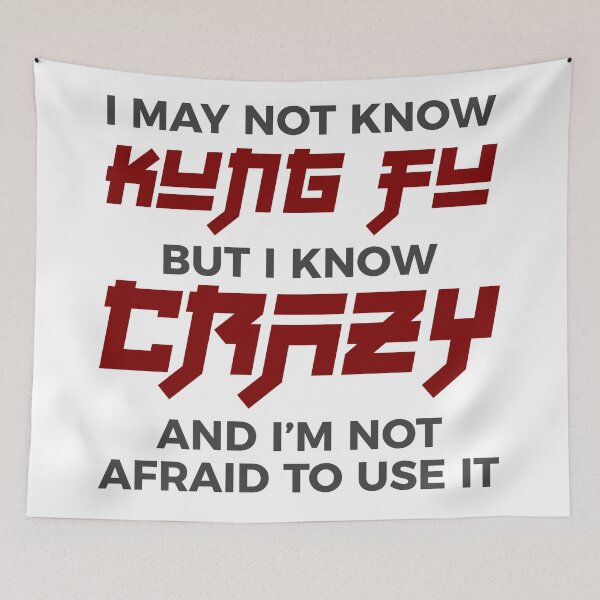 Item preview, Crazy Kung Fu Funny Martial Arts Dare designed and sold by Articulate.