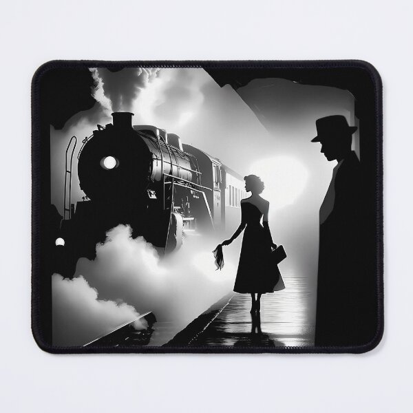 Item preview, Noir Farewell at the Steam Train designed and sold by TeeTown Treasure.