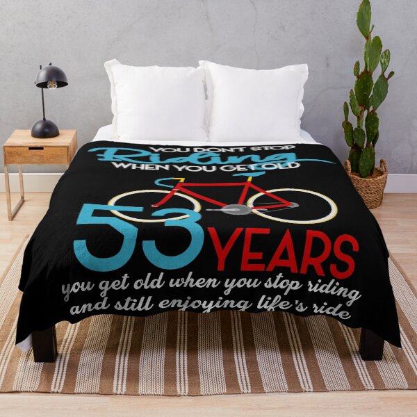 Item preview, You dont stop riding when you get old 53 birthday designed and sold by giftfromheart.