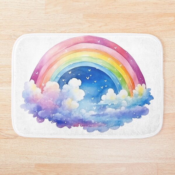 Item preview, Cute rainbow sky designed and sold by ShopMaxiDesigns.