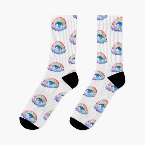 Item preview, Cute rainbow sky designed and sold by ShopMaxiDesigns.