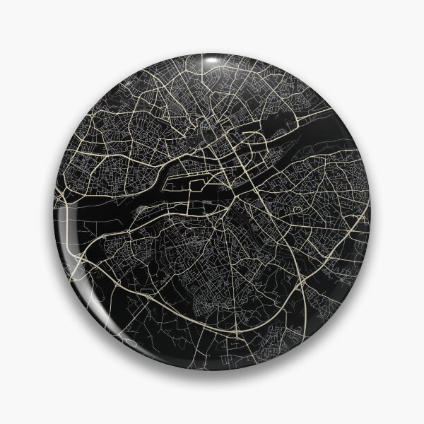 Item preview, Map of Nantes Black and white designed and sold by Jerhus.